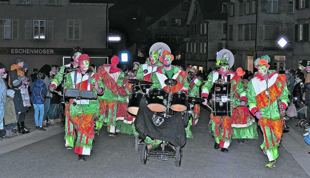 Die Lutere Gugger Obertoggenburg boten ein farbenfrohes Bild.