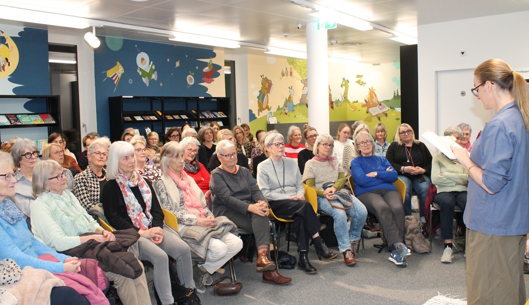 Riesiges Interesse an der Lesung von Doris Büchel