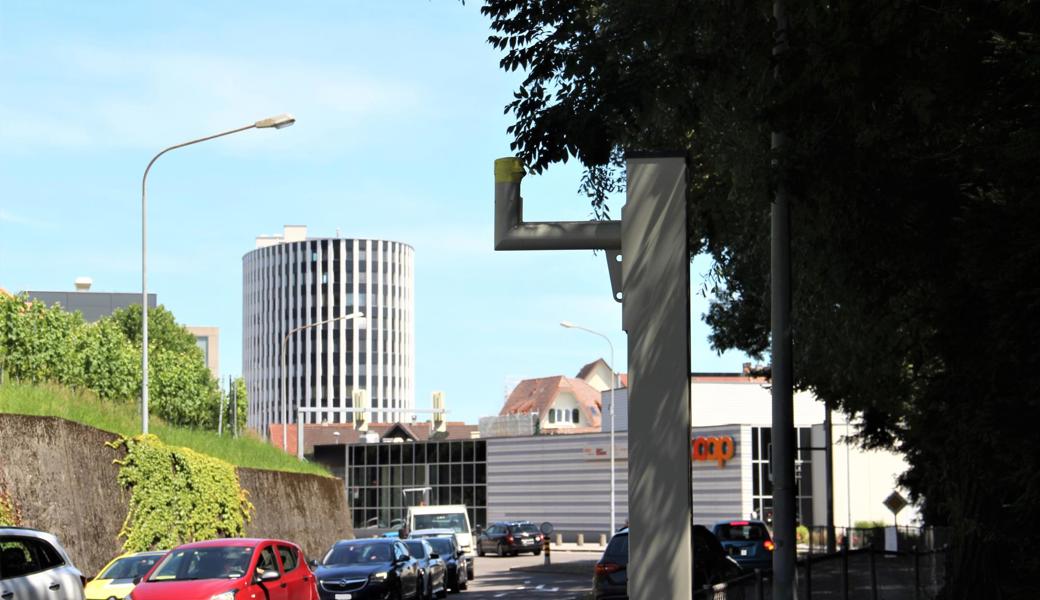 Nicht mehr da: Der Radar an der Entenbad-Kreuzung in Heerbrugg.