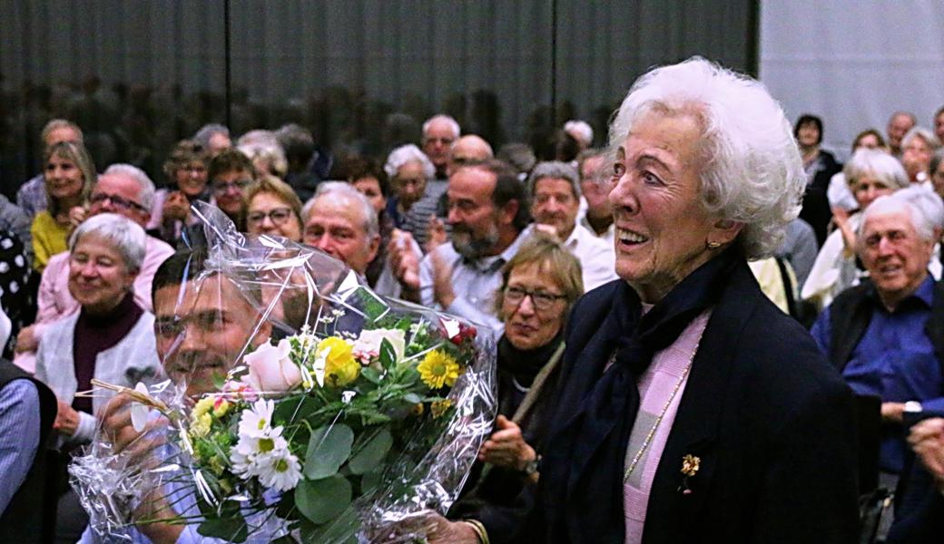 Die 92 Jahre alte Ladeninhaberin Klärly Mätzler war persönlich an der Premiere. 