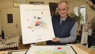 Patrick Steigers neustes Werk: Herr Mond und sein Schaf führen in 13 bunten Bildern durchs Jahr Patrick Steigers neustes Werk: Herr Mond und sein Schaf führen in 13 bunten Bildern durchs Jahr