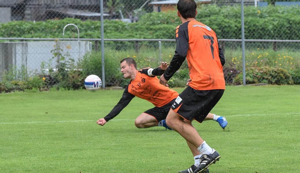 Der Widnauer Captain Yanic Linder bei der Abnahme.