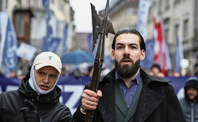 Die Bewegung Mass-Voll zog mit einem Protestzug durch St. Gallen