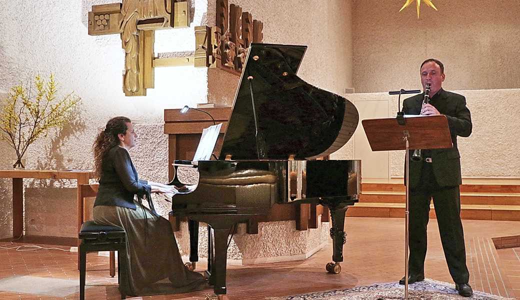 Kongeniale Musiker: Alessandra Gentile, Piano, und Zoltán Kovács, Klarinette. 