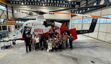 Giva Mitglieder besichtigen Rotex Helicopter AG