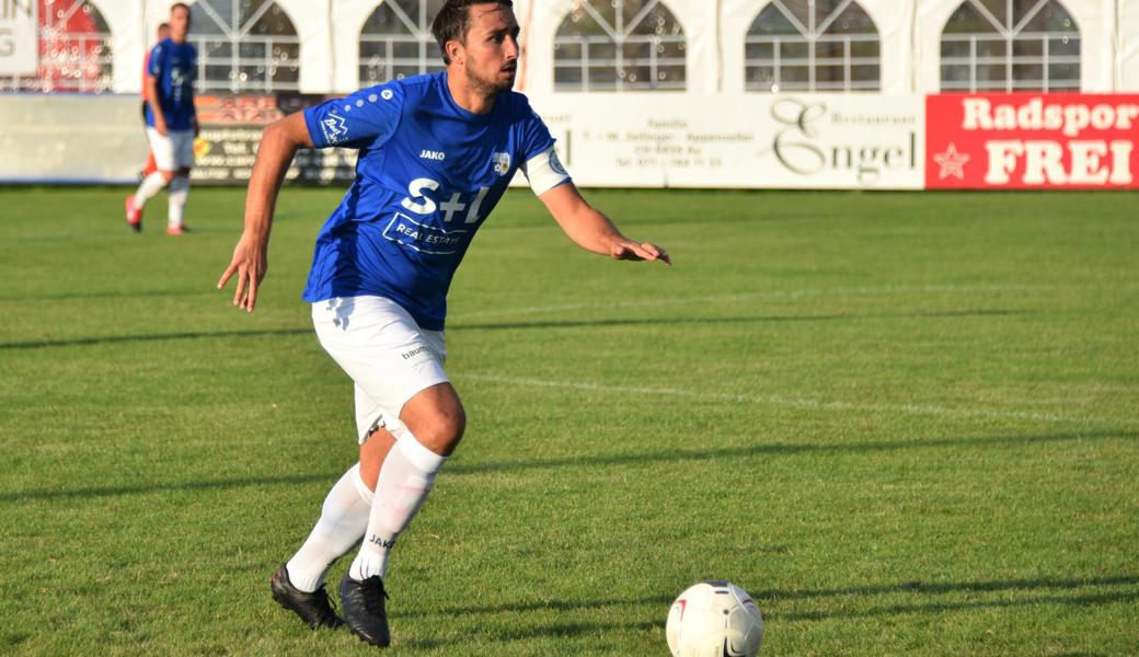 Captain Diego Liechti steht vor seinem zweiten Cupspiel mit Widnau gegen einen Super-League-Verein.