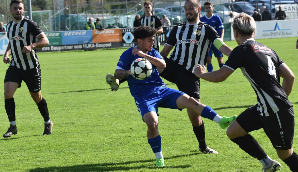 Der FC Rüthi verpasst Revanche für Cup-Niederlage gegen Appenzell um fünf Minuten