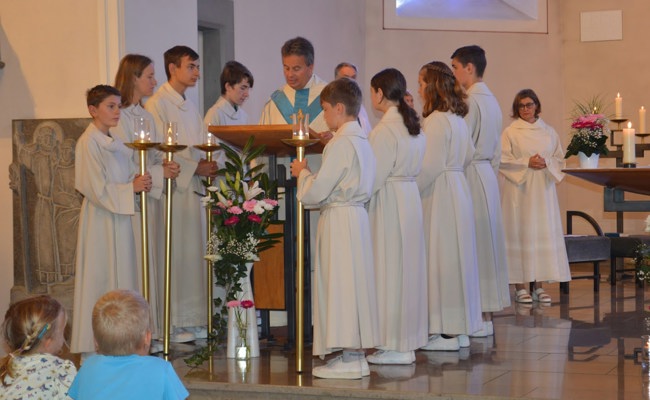 Der Prediger kam aus Marbach ans Kirchenfest Maria Geburt