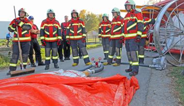 440 Meter Schlauch gegen die Flut