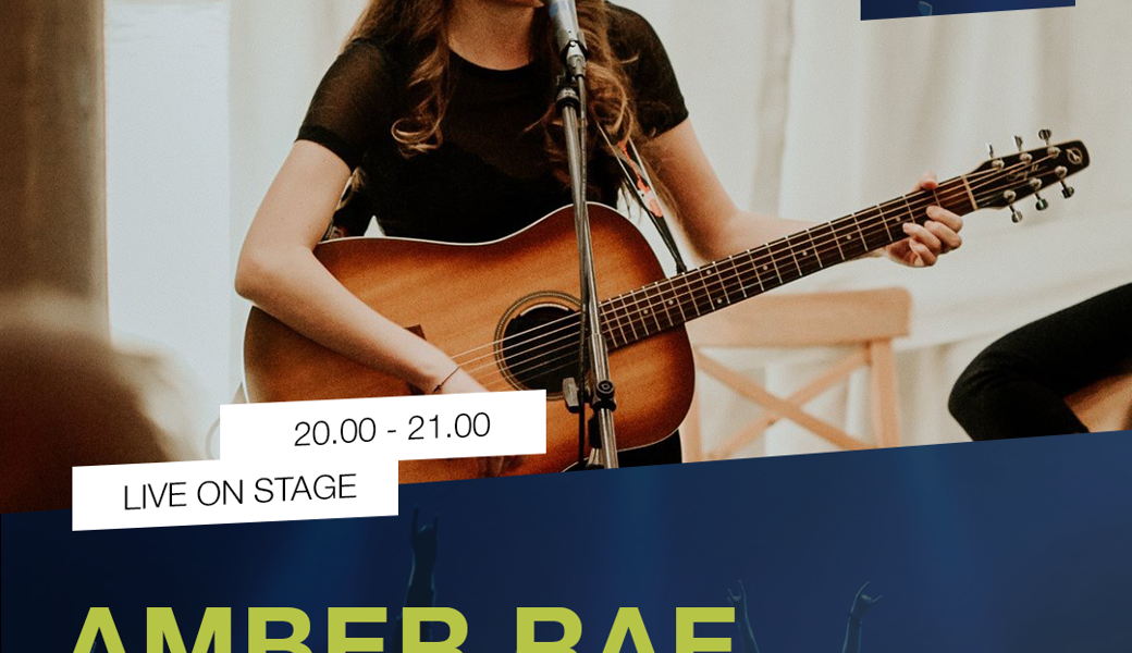 Amber Rae spielt um 20 Uhr.