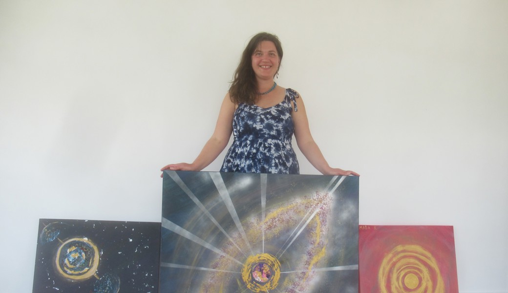 Maša Kovljenić will mit ihrer Kunst eine Reise zu den Sternen ermöglichen