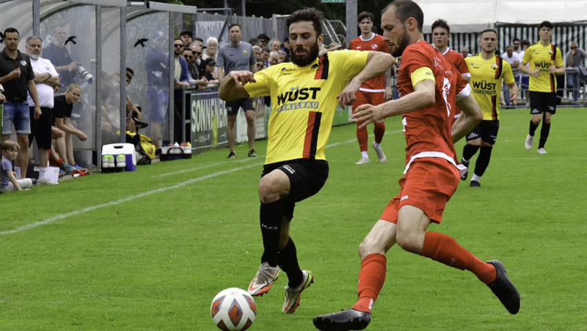 Sahin Irisme (im Zweikampf mit Manuel Bont) war eine Klasse für sich.