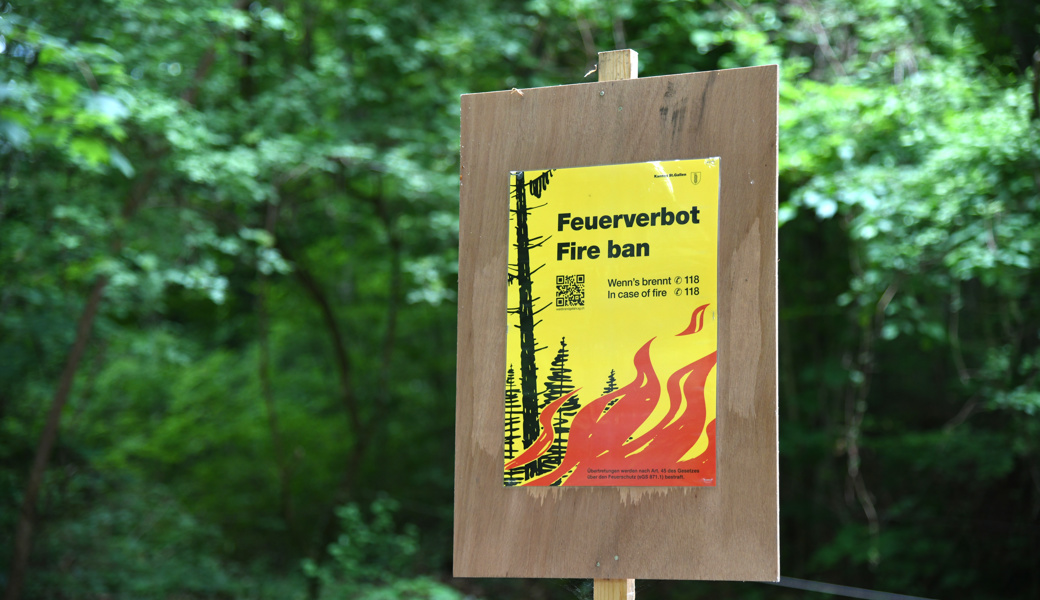 Im oberen Rheintal gilt weiterhin ein Feuerverbot im Wald und in Waldesnähe