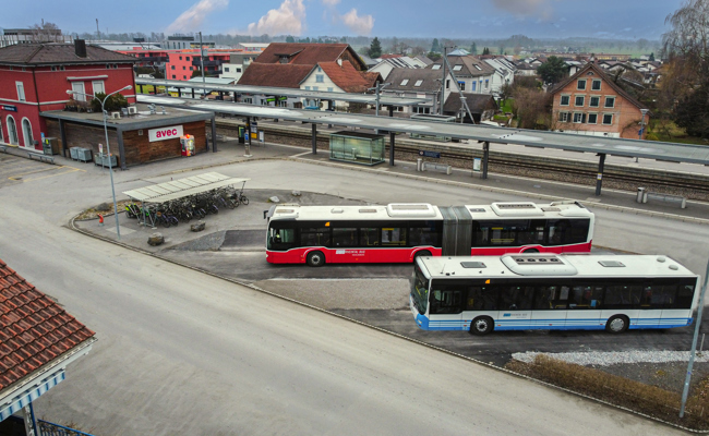 Wegen SBB-Doppelspurausbau: Ab Montag verkehren Ersatzbusse zwischen Altstätten und Buchs