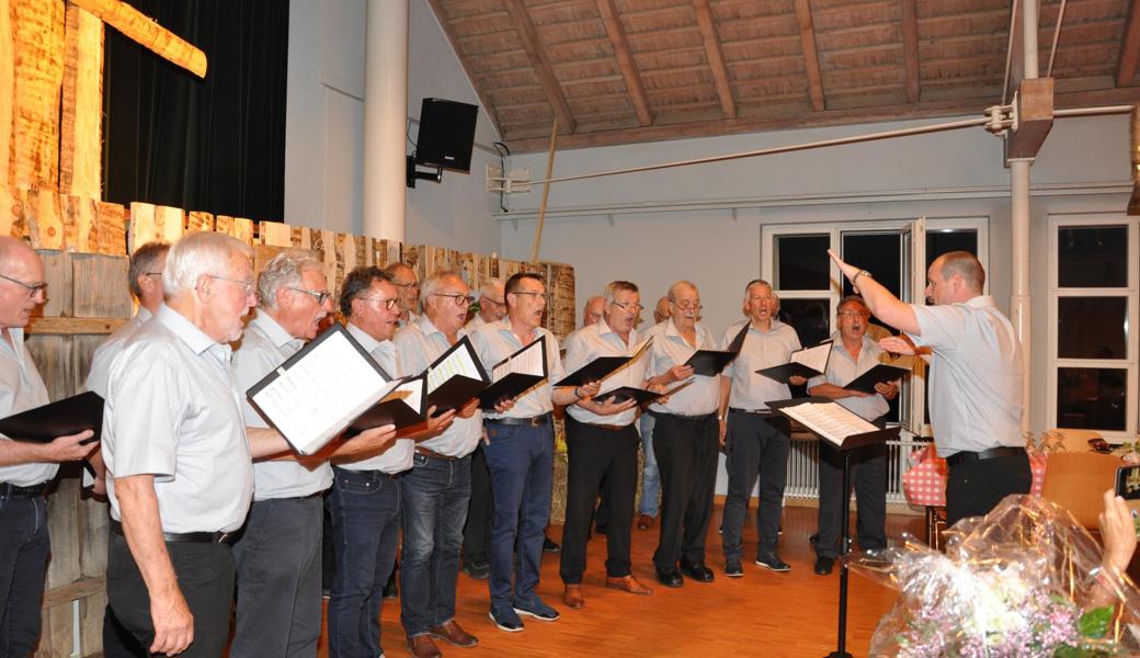 Für einmal hatte der Männerchor Harmonie St. Margrethen zur gemütlichen Stubete eingeladen.  