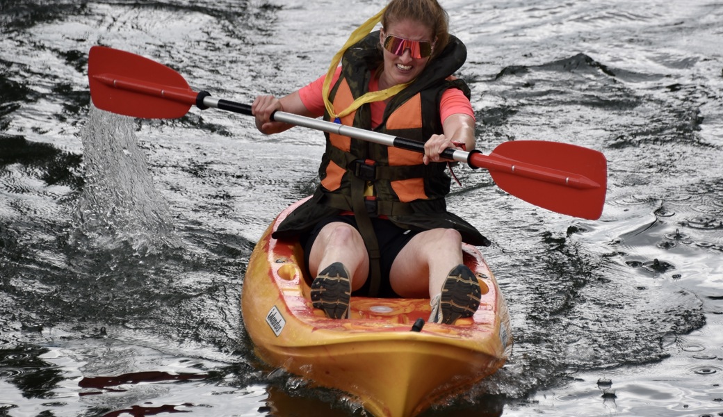 Die Bootfahrerinnen und Bootfahrer waren in Rüthi die Stars