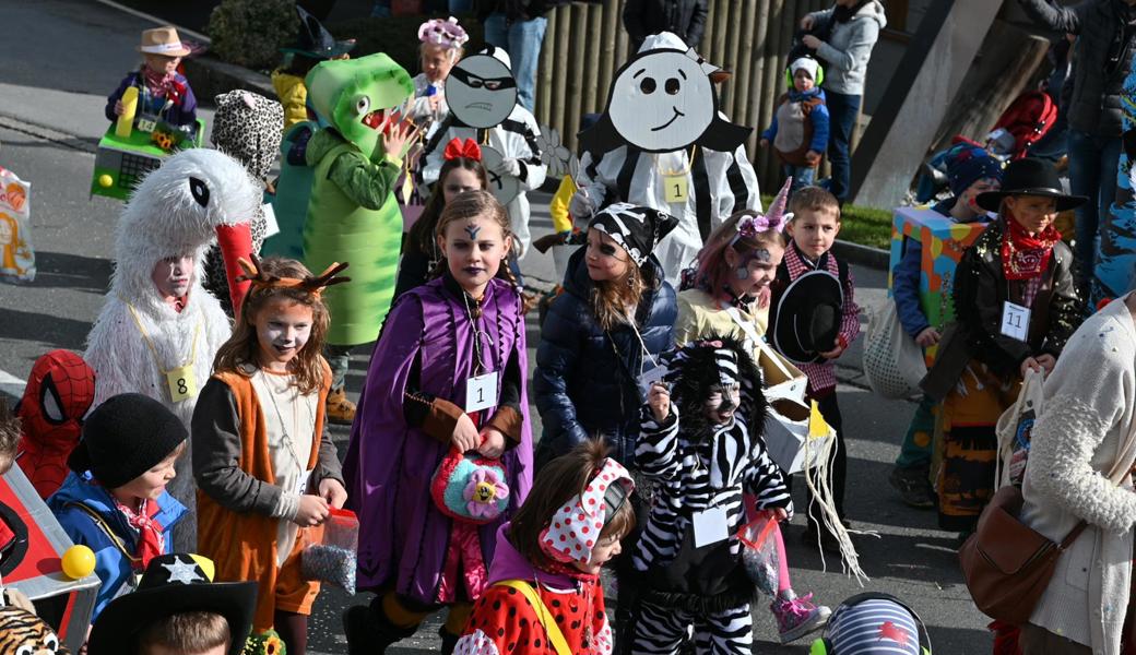 Beim diesjähriger Fasnachtsumzug  in Eichberg.