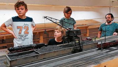 Modelleisenbahnclub lud zum Frühschoppen-Fahrbetrieb