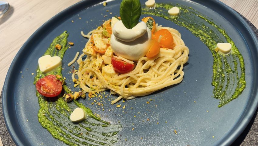 Spaghetti alla Caprese