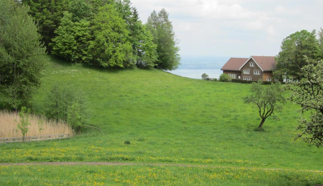 Im idyllischen Weiler Guggenbühl ob Wolfhalden liessen sich die Baupläne von Michael Schumacher nicht verwirklichen. 