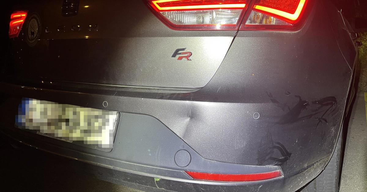 Beim Ausparkieren in zwei Autos gefahren der Fahrer war alkoholisiert