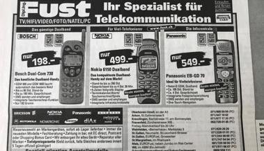 So sah die Werbung vor 20 Jahren aus