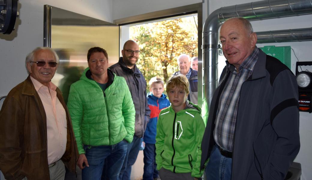 Reger Andrang herrschte am Samstag in der Gemeinde Rüthi bei der Besichtigung des neuen Reservoirs Kalkofen 