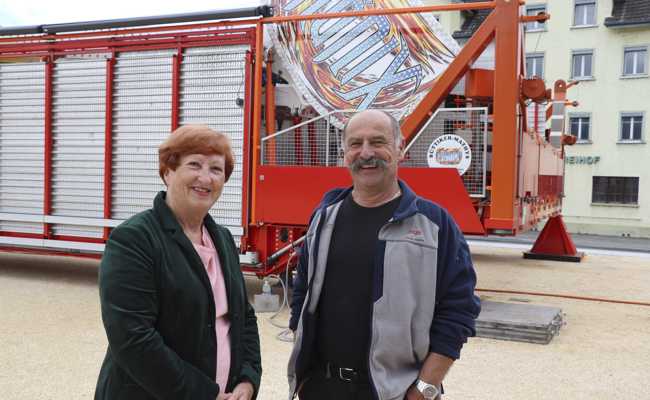 Am Wochenende gibt es eine Olma-Attraktion auf dem Dorfplatz
