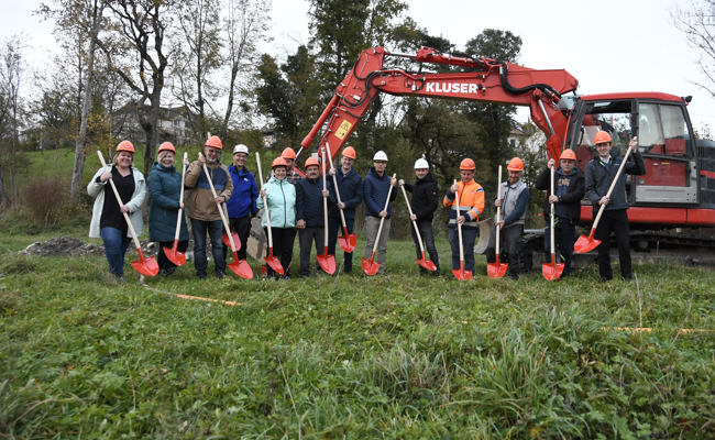 Die dunklen Wolken haben sich verzogen – «Wohnen in Eichberg» hatte endlich Baustart