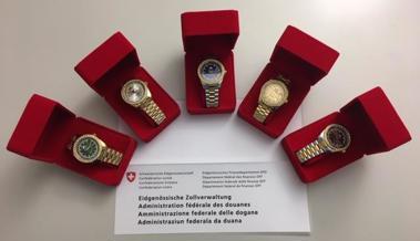 Gefälschte Luxus-Uhren beschlagnahmt